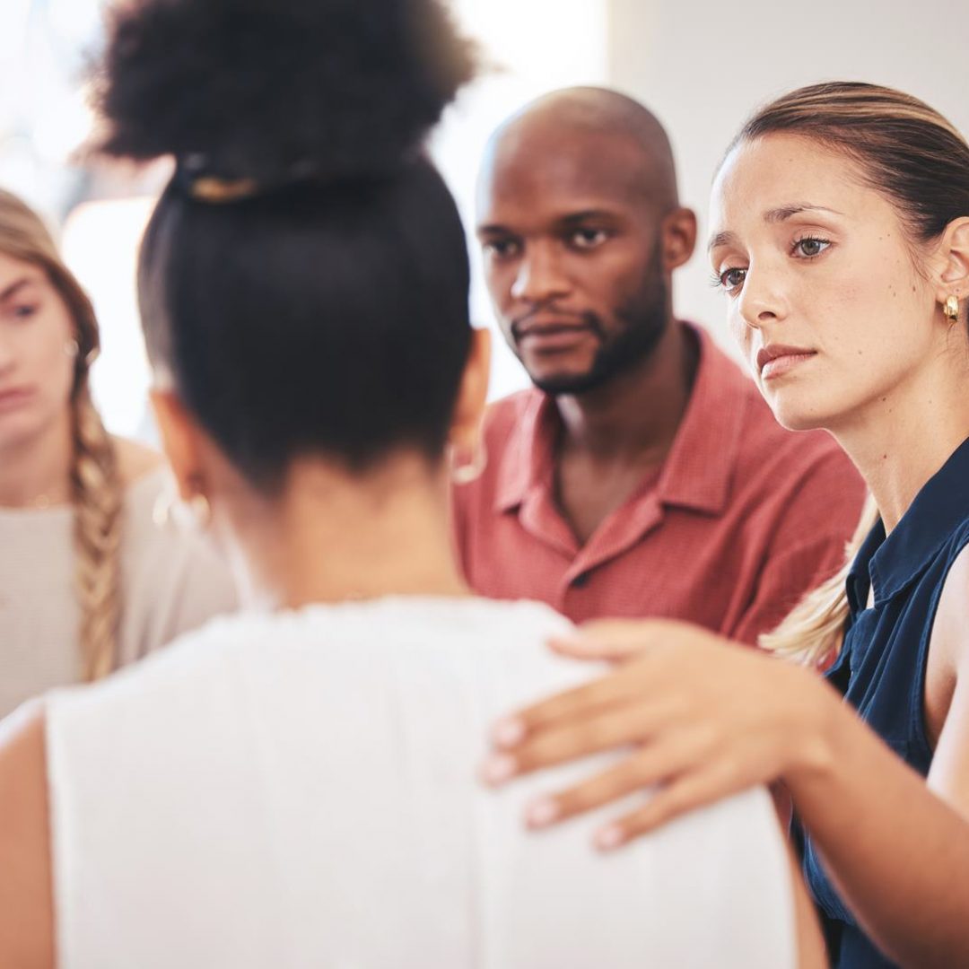 Cancer support, mental health or drugs rehabilitation group for counseling or therapy help. Communi.